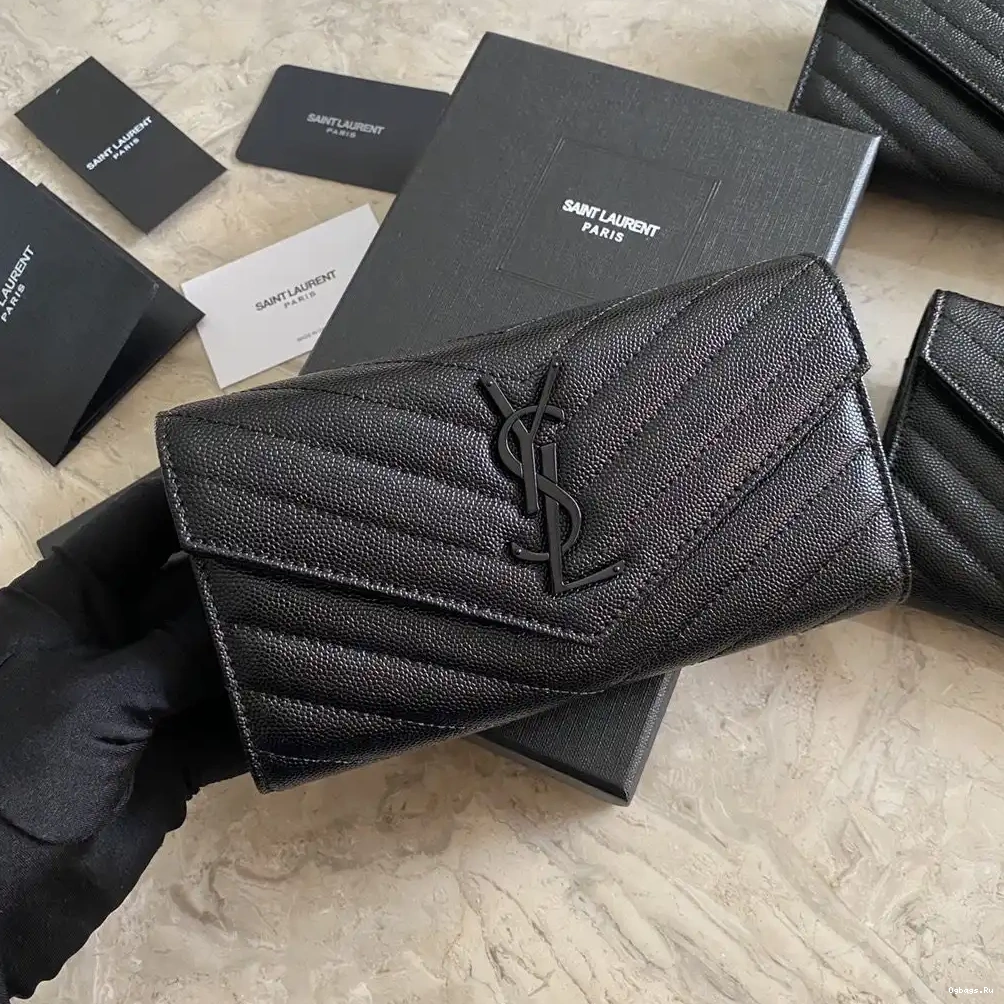 MONOGRAM WALLET YSL LARGE FLAP 0323